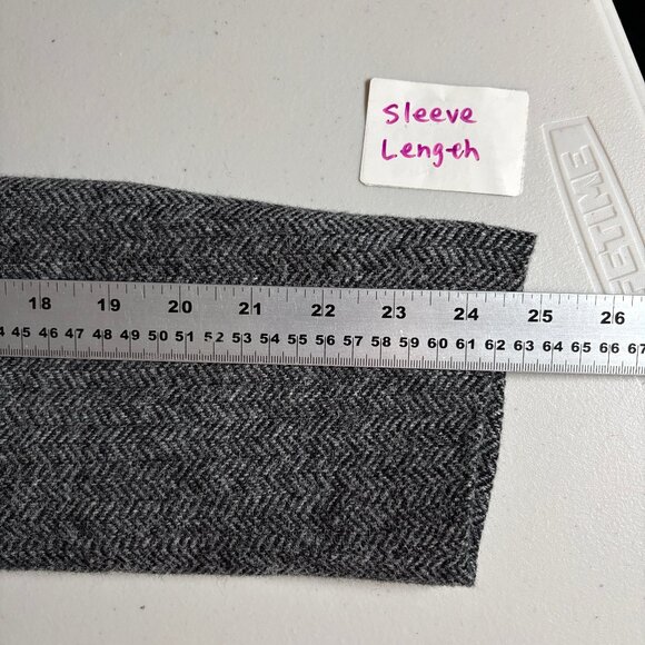 J Crew Ludlow Wool Cotton Herringbone Moon Blazer Sport Coat - Men's Size 38R - Picture 11 of 13